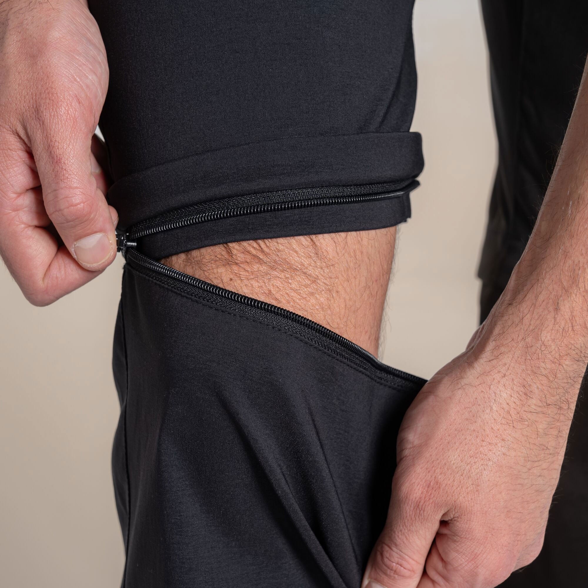 Craghoppers Men's Kiwi Pro III Convertible Trousers | Black Clothing Craghoppers