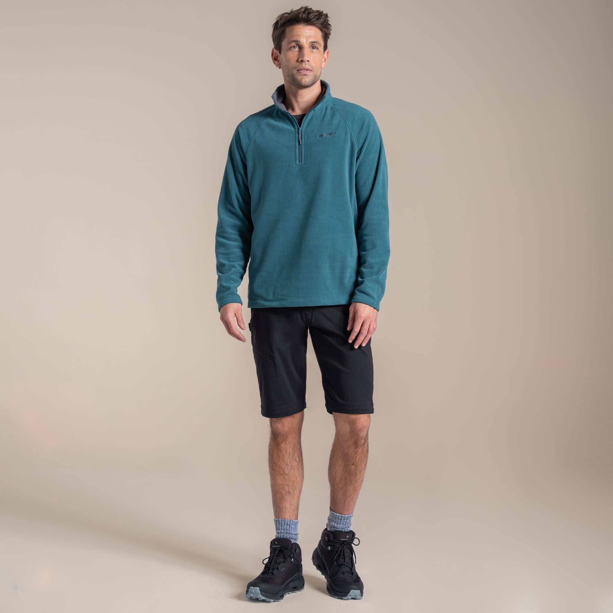 Craghoppers Men's Kiwi Pro III Convertible Trousers | Black Clothing Craghoppers