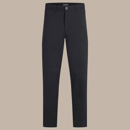 Craghoppers Men's Kiwi Pro III Convertible Trousers | Black Clothing Craghoppers