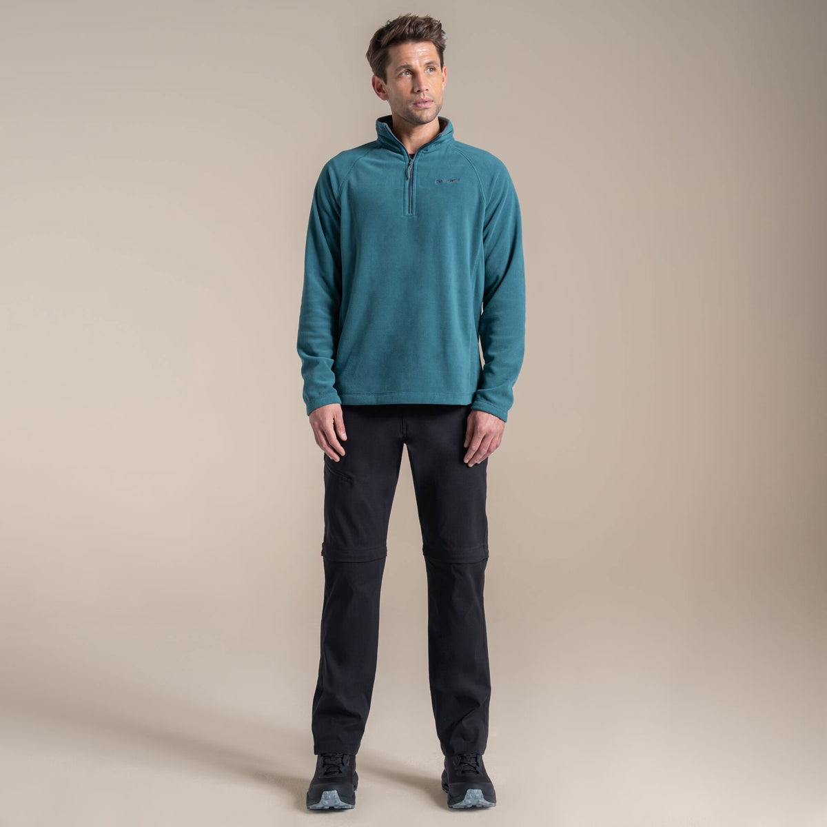 Craghoppers Men's Kiwi Pro III Convertible Trousers | Black Clothing Craghoppers