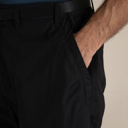 Craghoppers Men's Kiwi Classic Trousers | Black Clothing Craghoppers