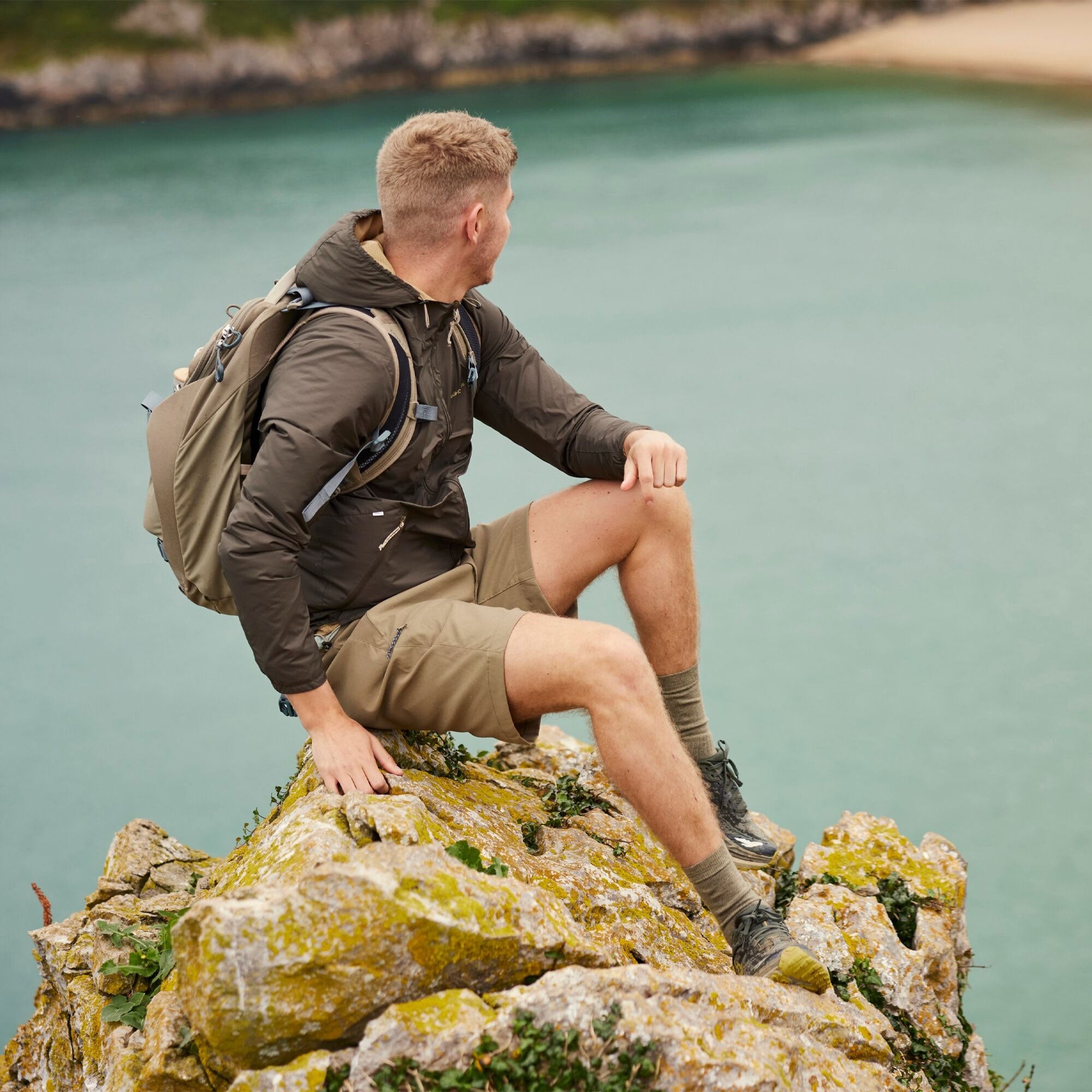 Craghoppers Men's NosiLife Ovis Reversible Jacket | Woodland Green / Earthenware Clothing Craghoppers