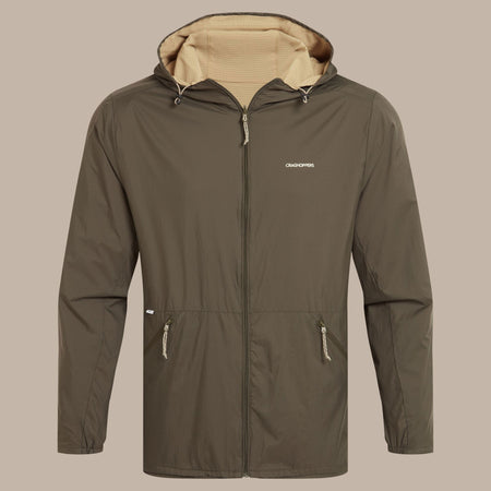 Craghoppers Men's NosiLife Ovis Reversible Jacket | Woodland Green / Earthenware Clothing Craghoppers