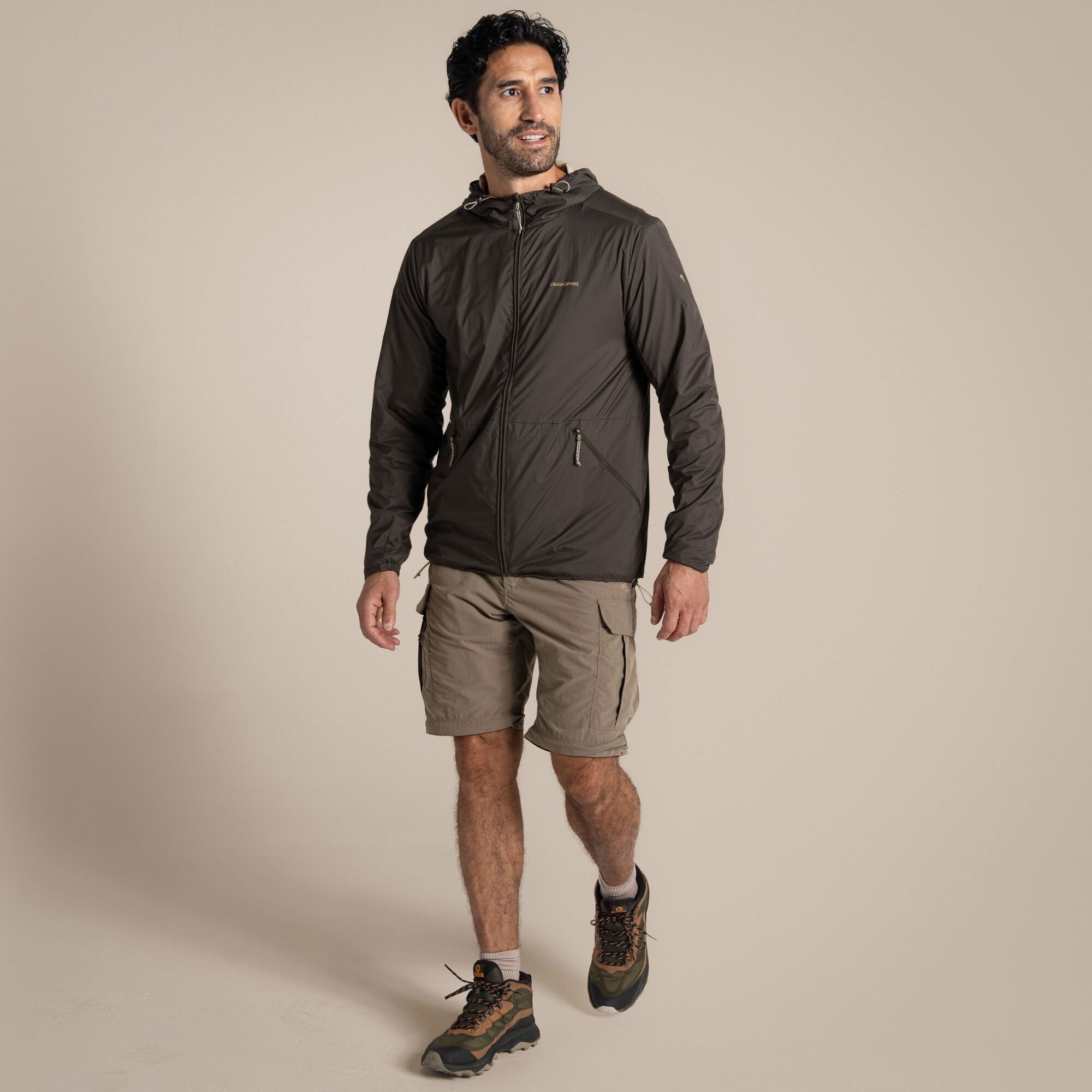 Craghoppers Men's NosiLife Ovis Reversible Jacket | Woodland Green / Earthenware Clothing Craghoppers