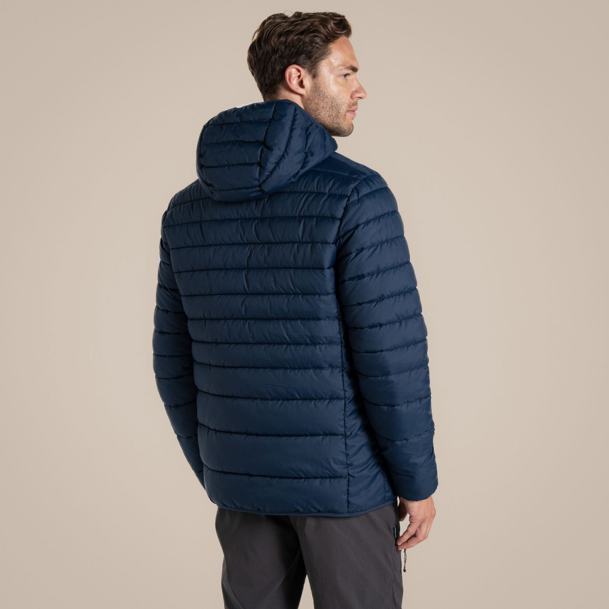 Craghoppers Men's Compresslite IX Hooded Insulating Jacket | Blue Navy Clothing Craghoppers