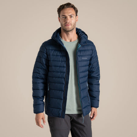 Craghoppers Men's Compresslite IX Hooded Insulating Jacket | Blue Navy Clothing Craghoppers