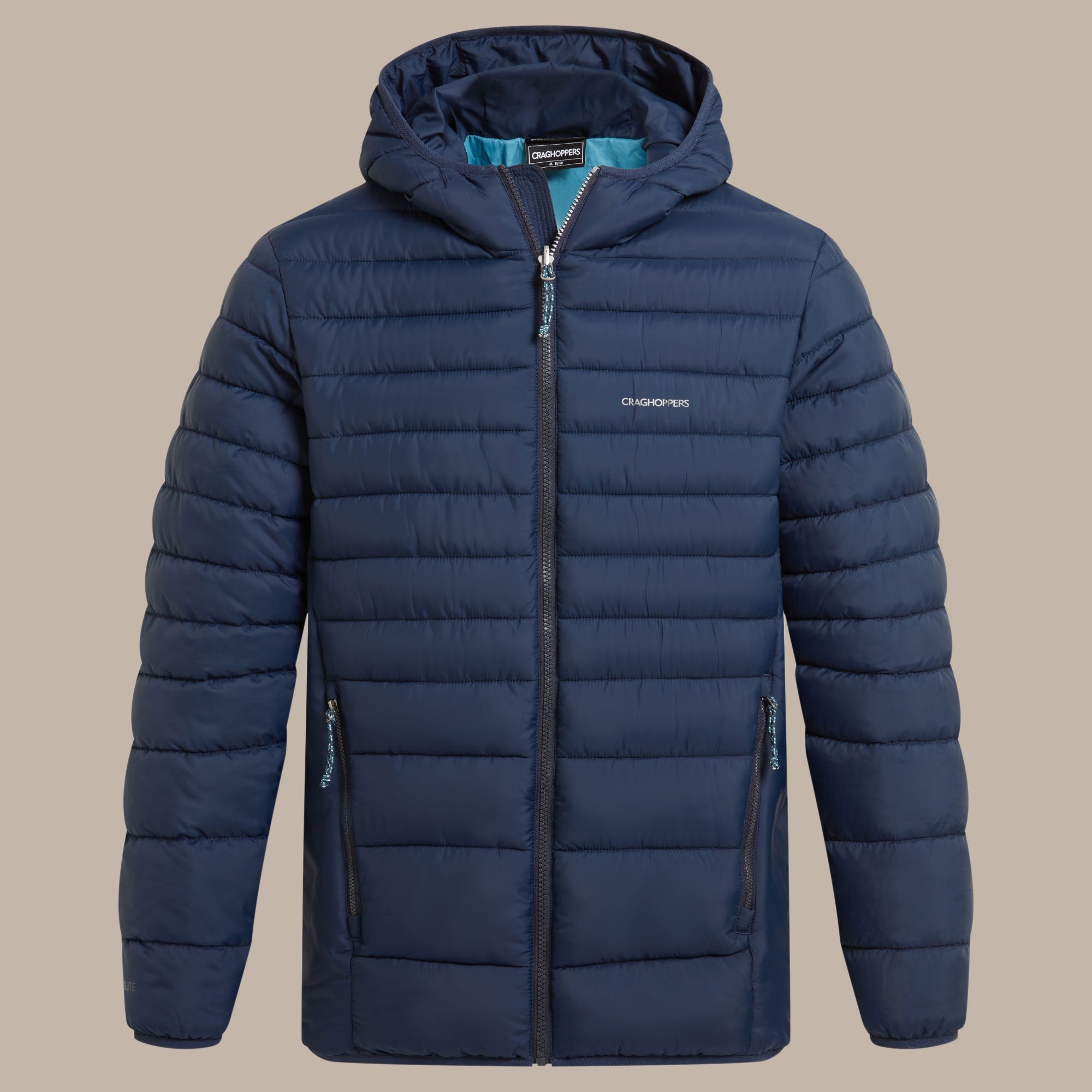 Craghoppers Men's Compresslite IX Hooded Insulating Jacket | Blue Navy Clothing Craghoppers