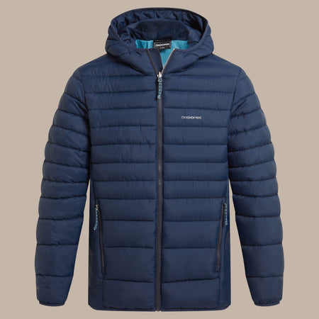 Craghoppers Men's Compresslite IX Hooded Insulating Jacket | Blue Navy Clothing Craghoppers
