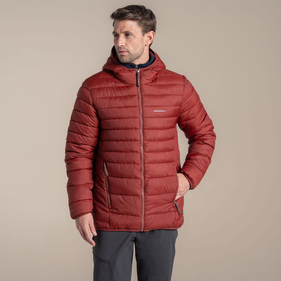 Craghoppers Men's Compresslite IX Hooded Insulating Jacket | Red Jasper Clothing Craghoppers