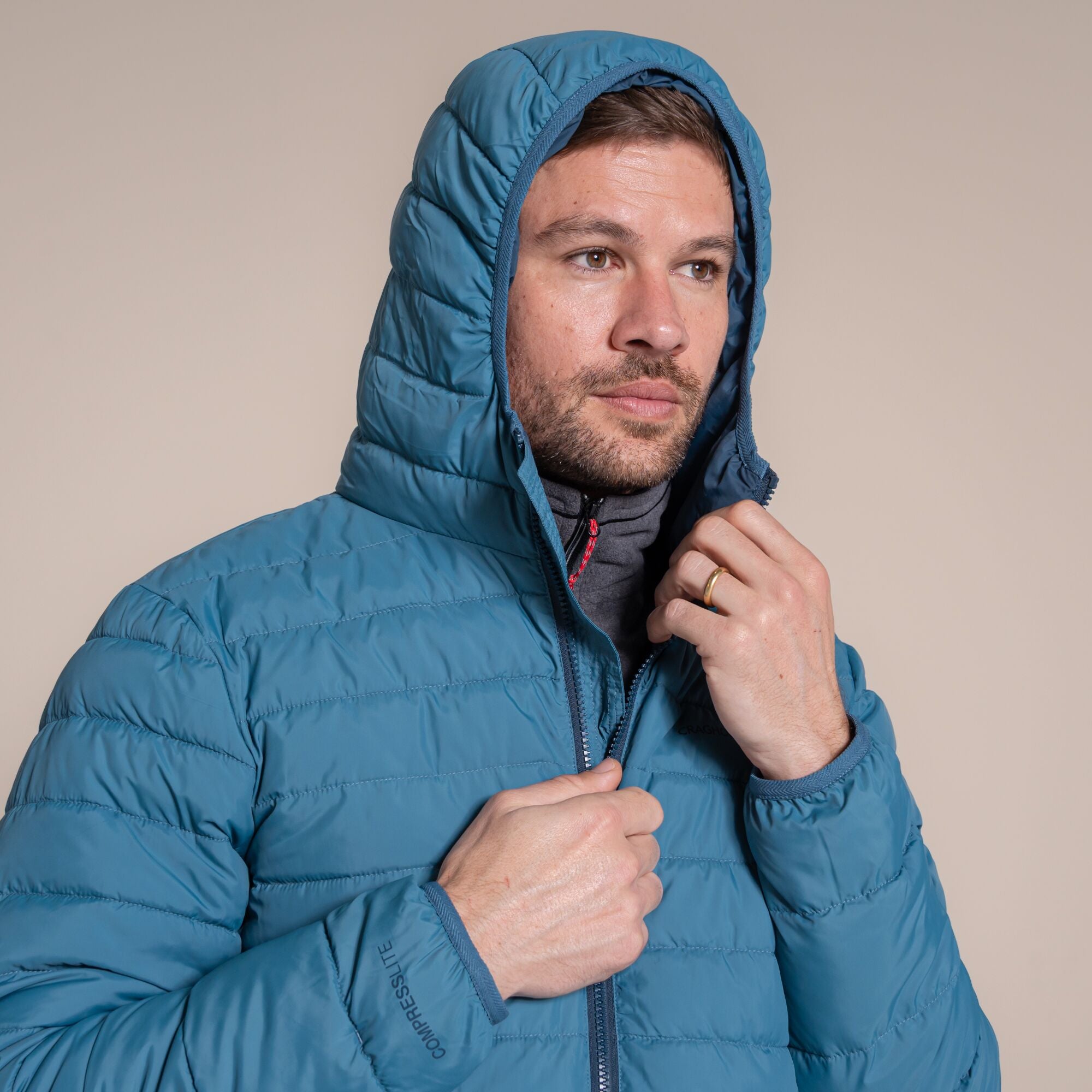 Craghoppers Men's Compresslite IX Hooded Insulating Jacket | Winter Storm Clothing Craghoppers