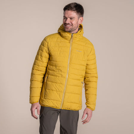 Craghoppers Men's Compresslite IX Hooded Insulating Jacket | Sulphur Yellow Clothing Craghoppers