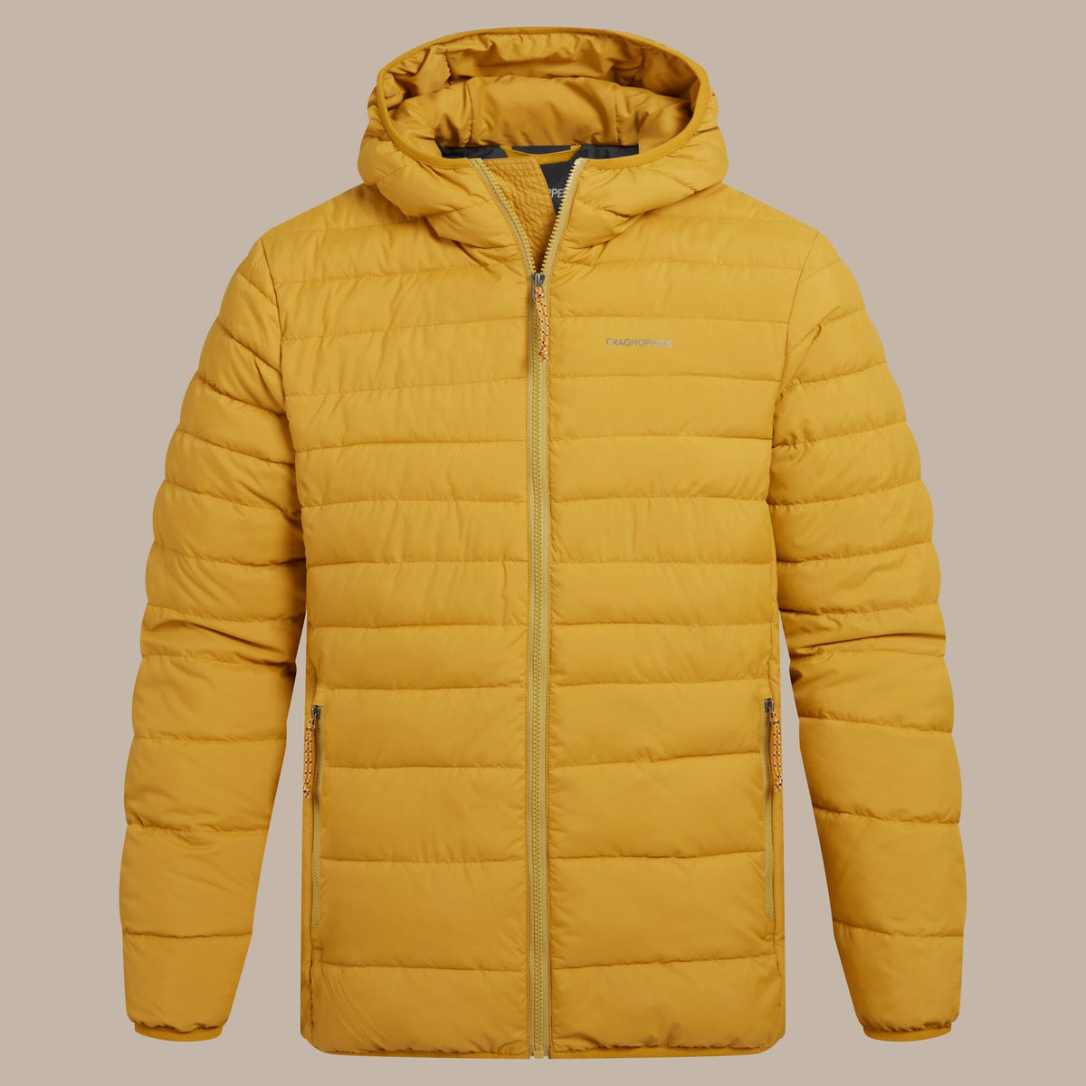 Craghoppers Men's Compresslite IX Hooded Insulating Jacket | Sulphur Yellow Clothing Craghoppers
