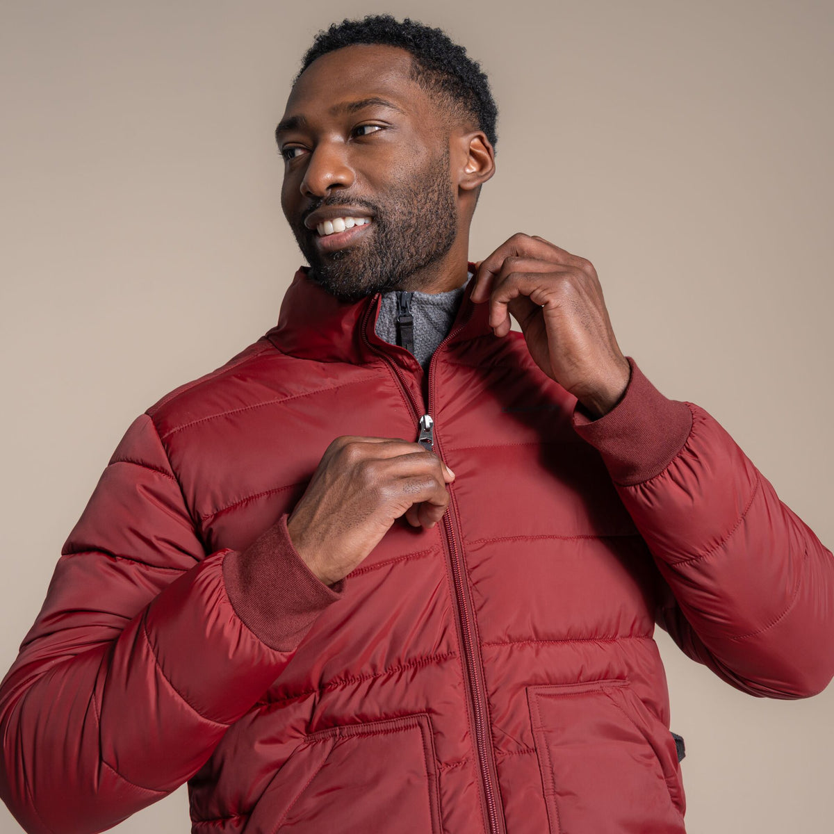 Craghoppers Men's National Trust Dalesway II Insulating Jacket | Dark Currant Clothing Craghoppers