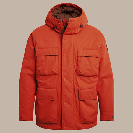 Craghoppers Men's Breckon Waterproof Jacket | Carnelian Orange Clothing Craghoppers