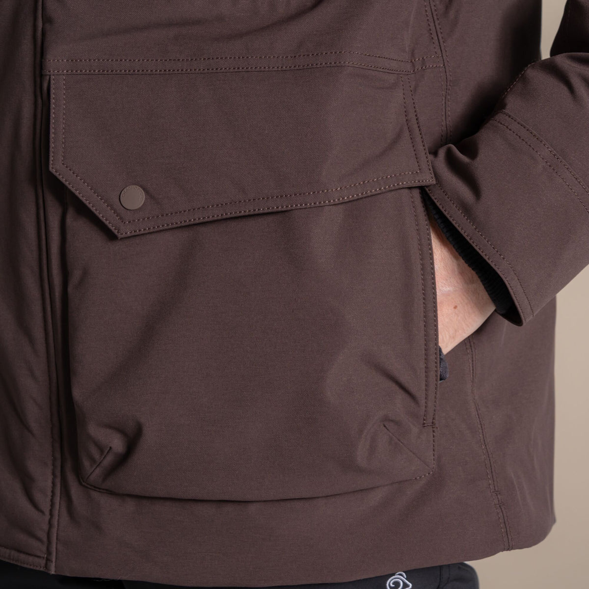 Craghoppers Men's National Trust Hamps II Jacket | Wenge Brown Clothing Craghoppers