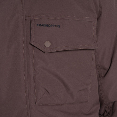 Craghoppers Men's National Trust Hamps II Jacket | Wenge Brown Clothing Craghoppers