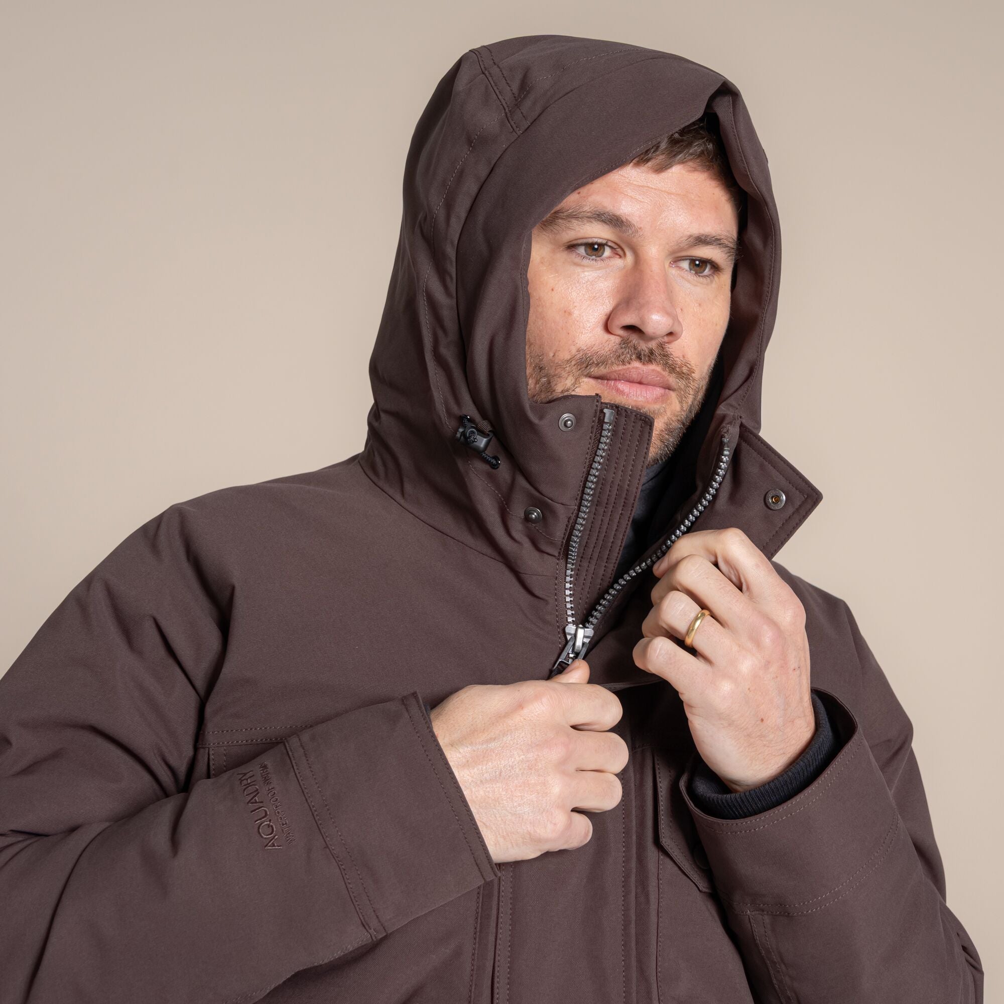 Craghoppers Men's National Trust Hamps II Jacket | Wenge Brown Clothing Craghoppers