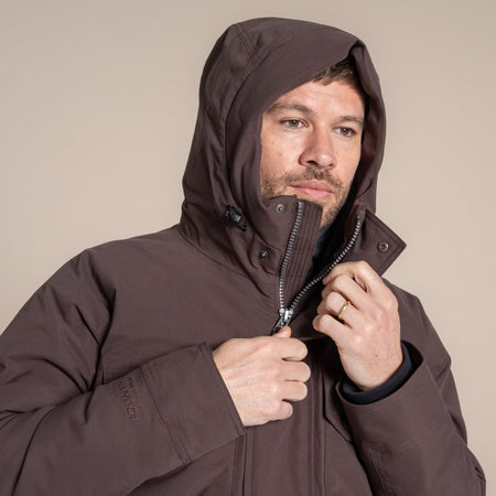 Craghoppers Men's National Trust Hamps II Jacket | Wenge Brown Clothing Craghoppers