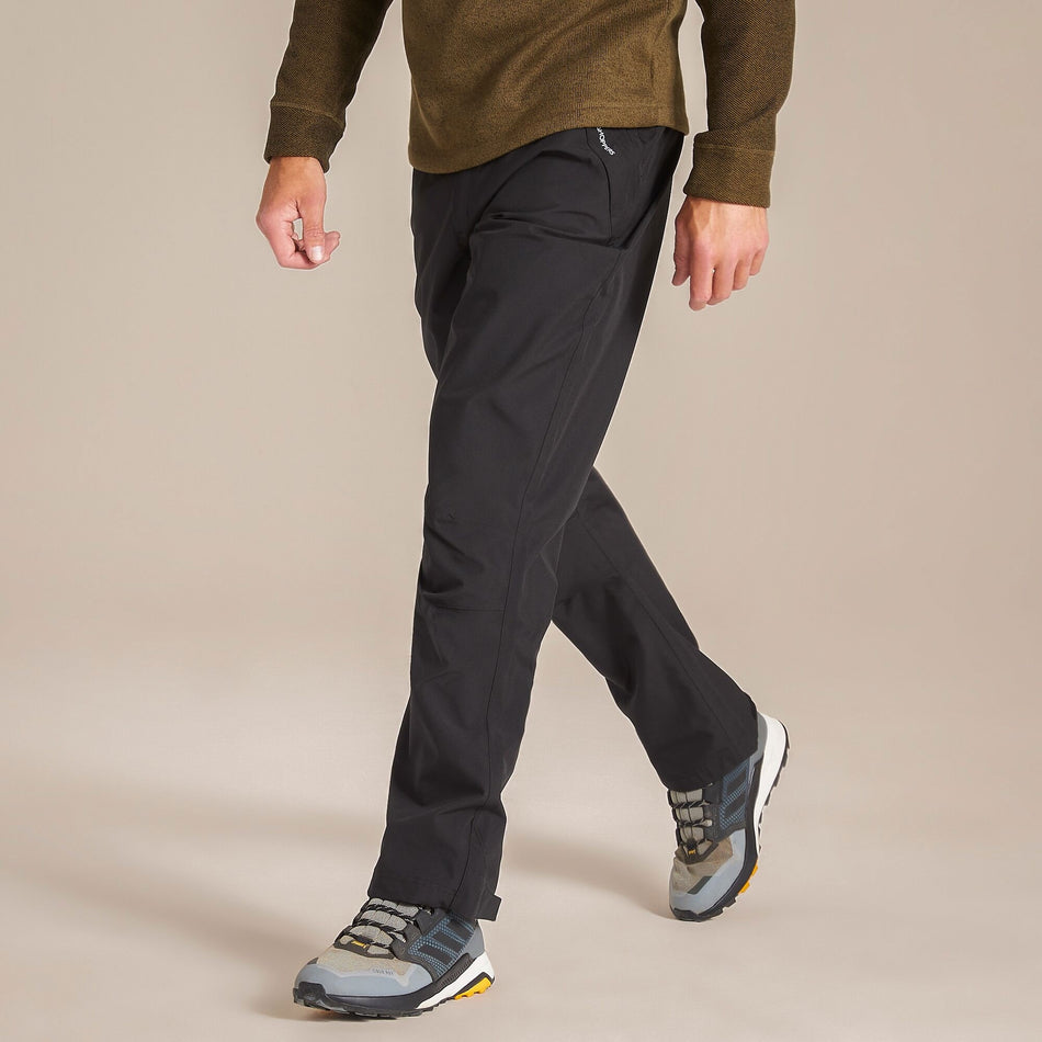 Craghoppers Men's Stefan II Waterproof Trousers | Black Clothing Craghoppers