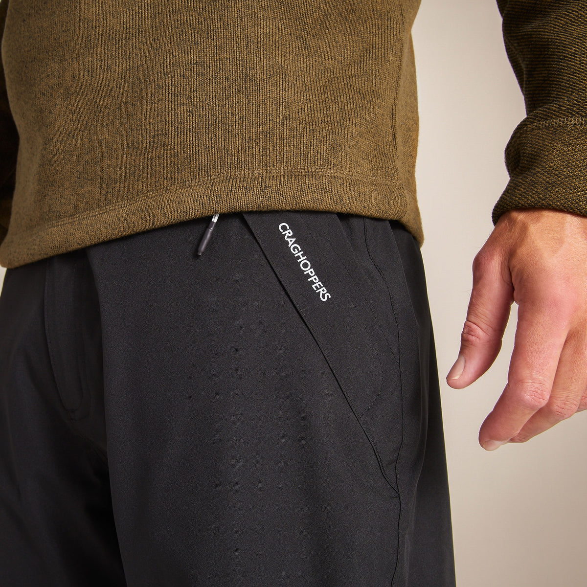 Craghoppers Men's Stefan II Waterproof Trousers | Black Clothing Craghoppers
