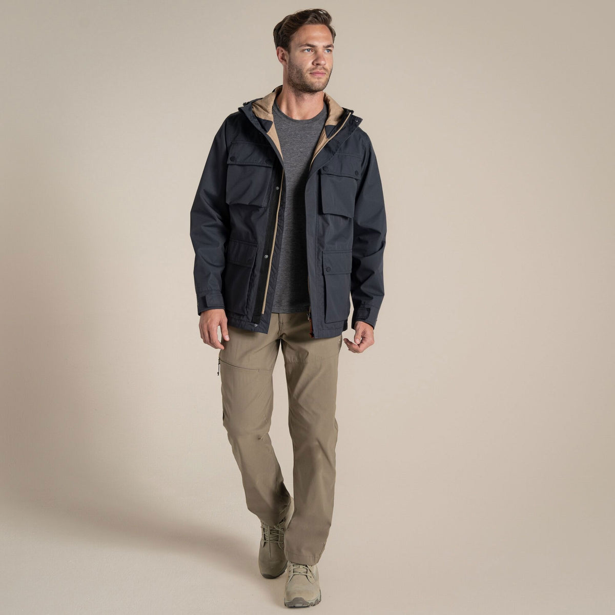 Craghoppers Men's Hartley Waterproof Jacket | Dark Iron Clothing Craghoppers