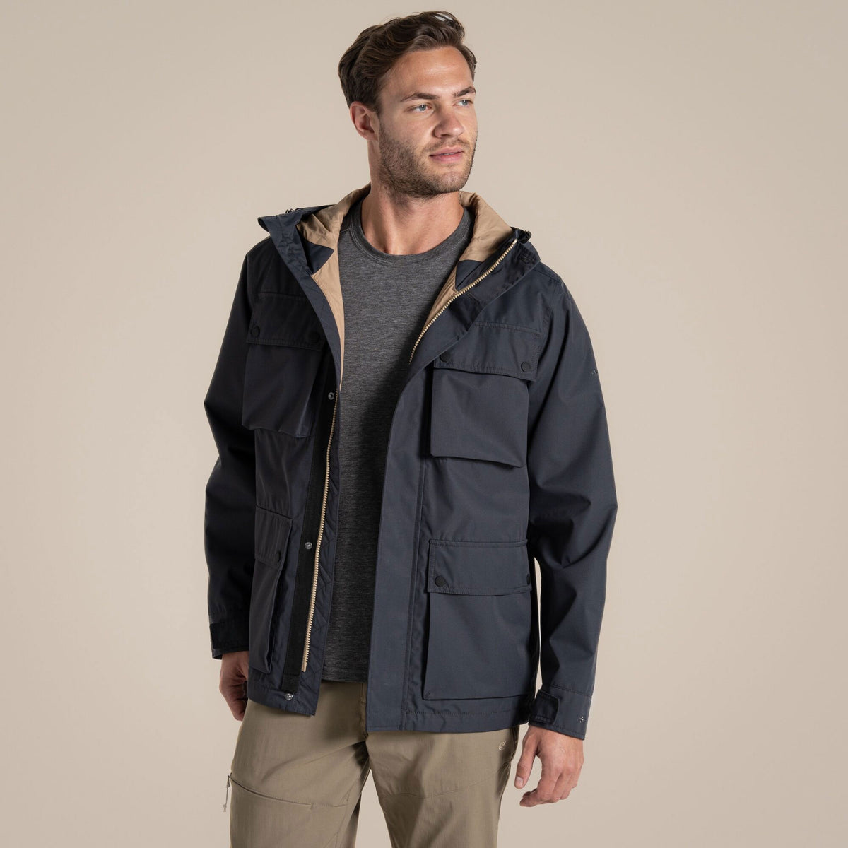 Craghoppers Men's Hartley Waterproof Jacket | Dark Iron Clothing Craghoppers
