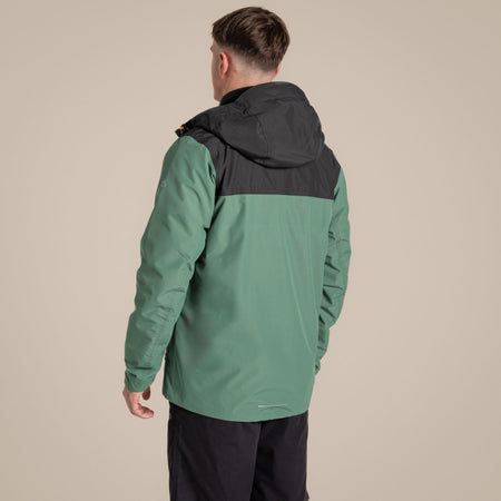 Craghoppers Men's Vanth Waterproof Jacket | Magrove Green / Black Pepper Clothing Craghoppers