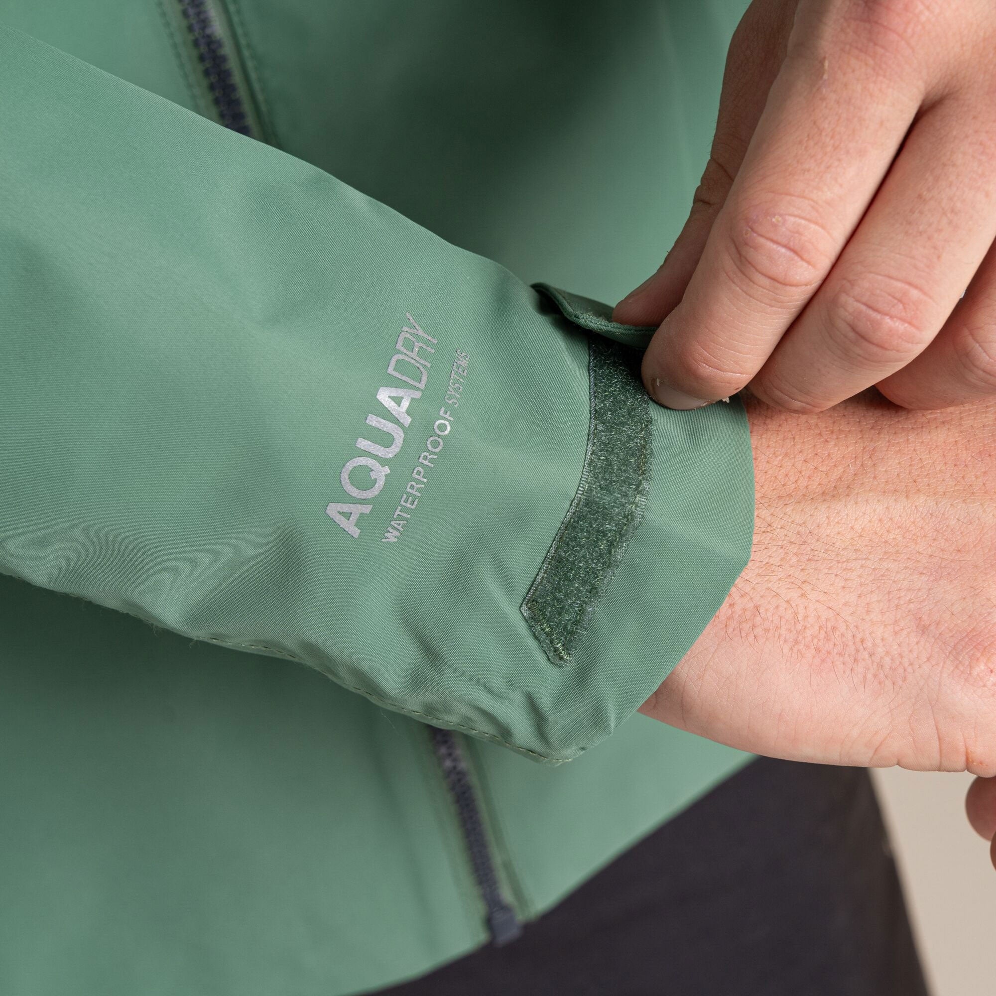 Craghoppers Men's Vanth Waterproof Jacket | Magrove Green / Black Pepper Clothing Craghoppers