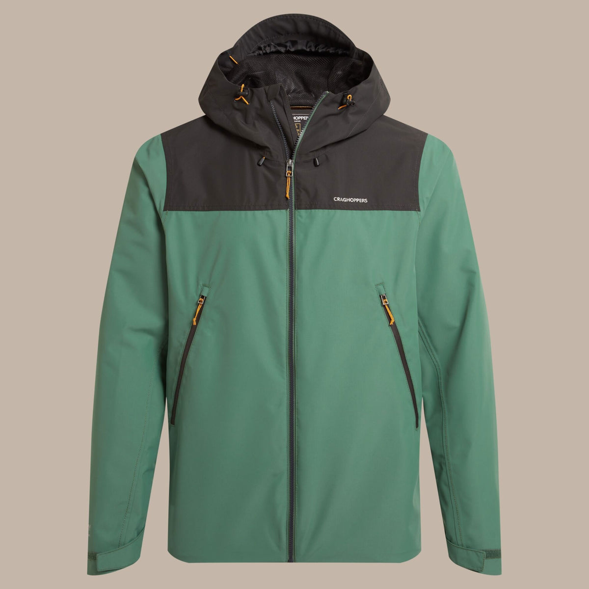 Craghoppers Men's Vanth Waterproof Jacket | Magrove Green / Black Pepper Clothing Craghoppers