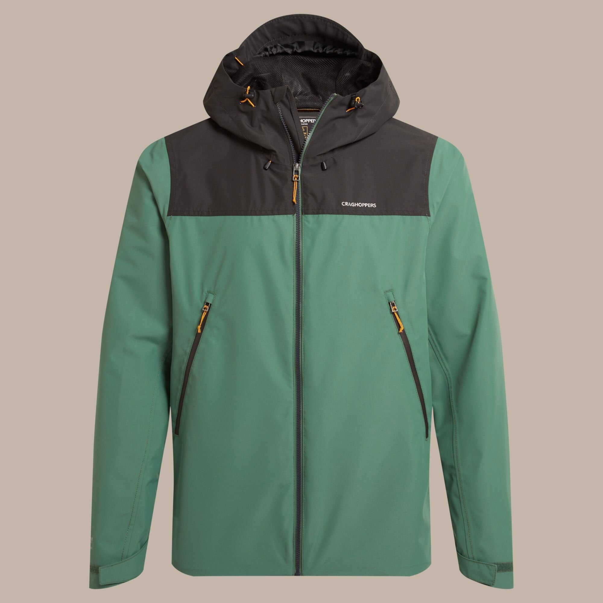 Craghoppers Men's Vanth Waterproof Jacket | Magrove Green / Black Pepper Clothing Craghoppers