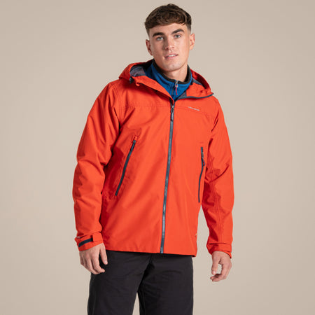 Craghoppers Men's Vanth Waterproof Jacket | Pimento Red Clothing Craghoppers