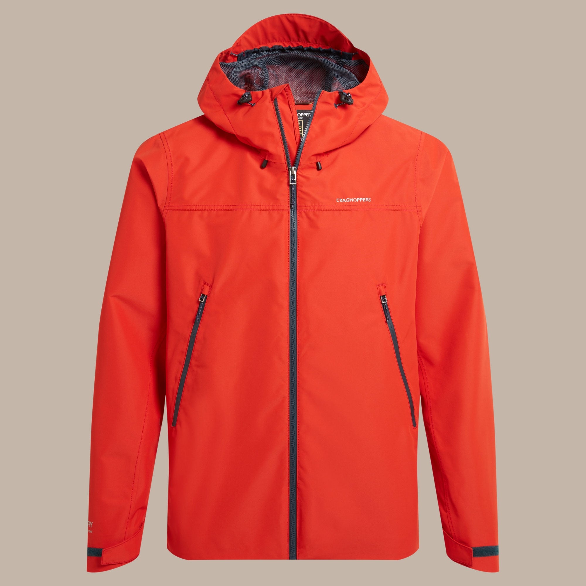 Craghoppers Men's Vanth Waterproof Jacket | Pimento Red Clothing Craghoppers
