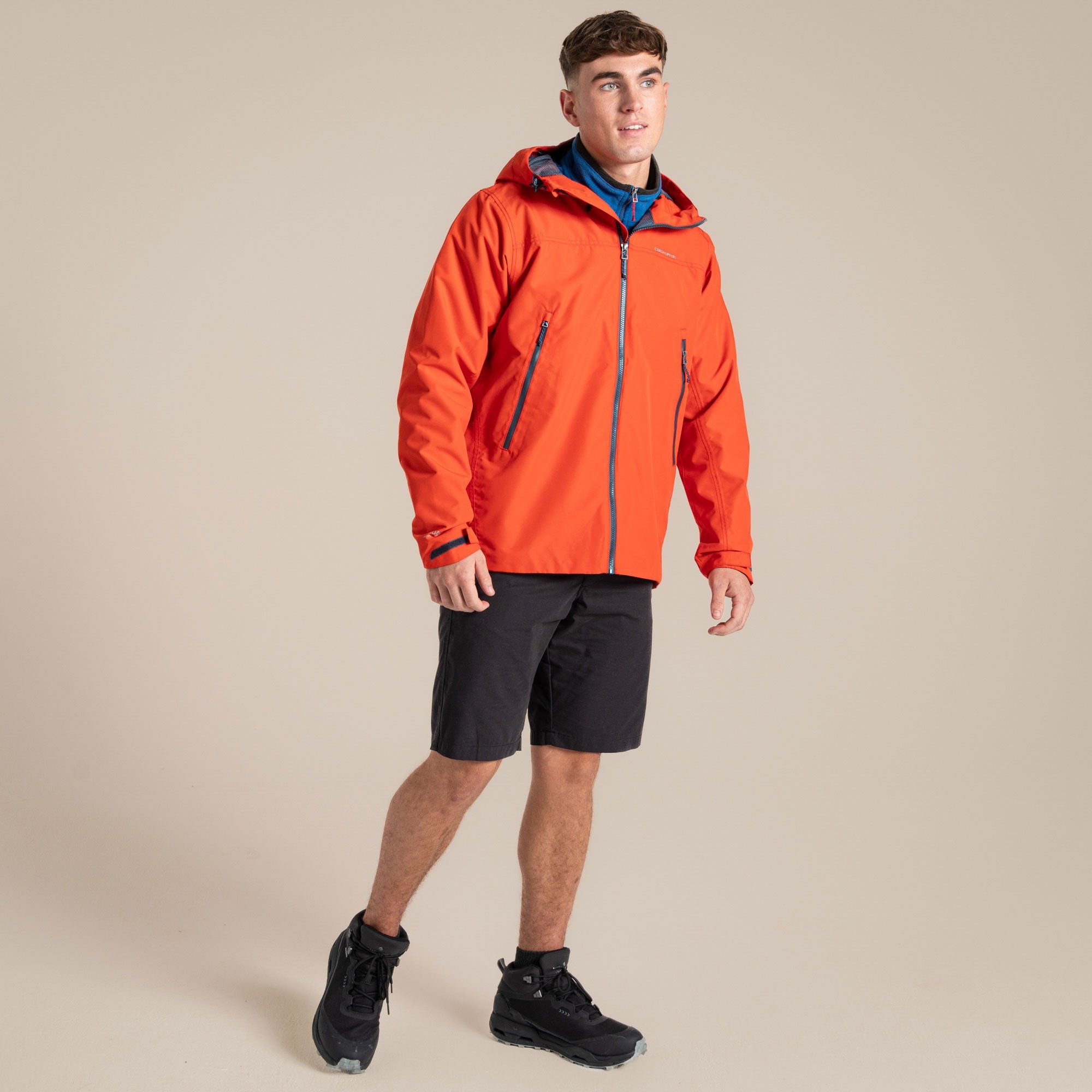 Craghoppers Men's Vanth Waterproof Jacket | Pimento Red Clothing Craghoppers