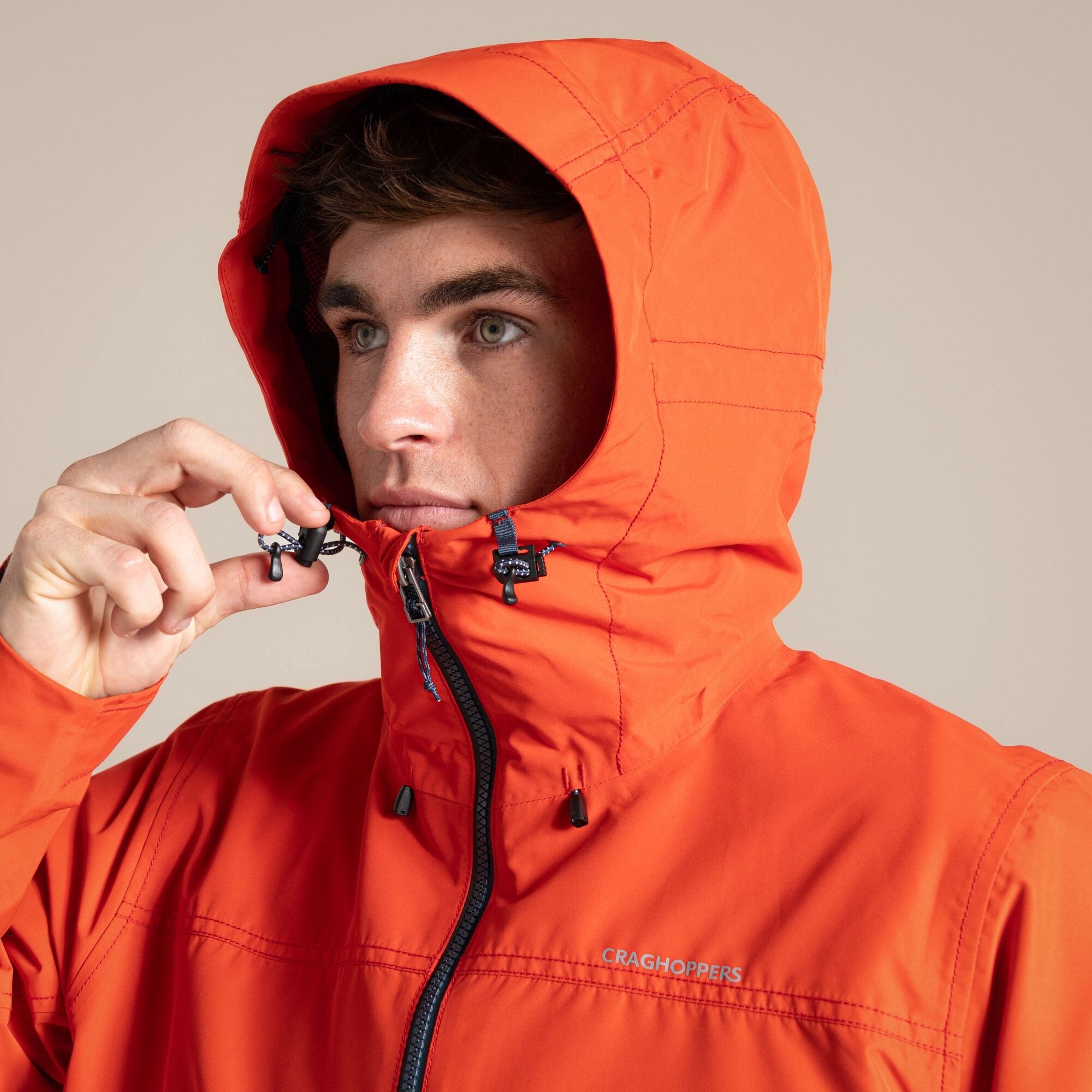 Craghoppers Men's Vanth Waterproof Jacket | Pimento Red Clothing Craghoppers