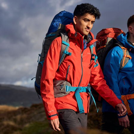 Craghoppers Men's Vanth Waterproof Jacket | Pimento Red Clothing Craghoppers