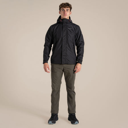 Craghoppers Men's Ossus Waterproof Jacket | Black Clothing Craghoppers