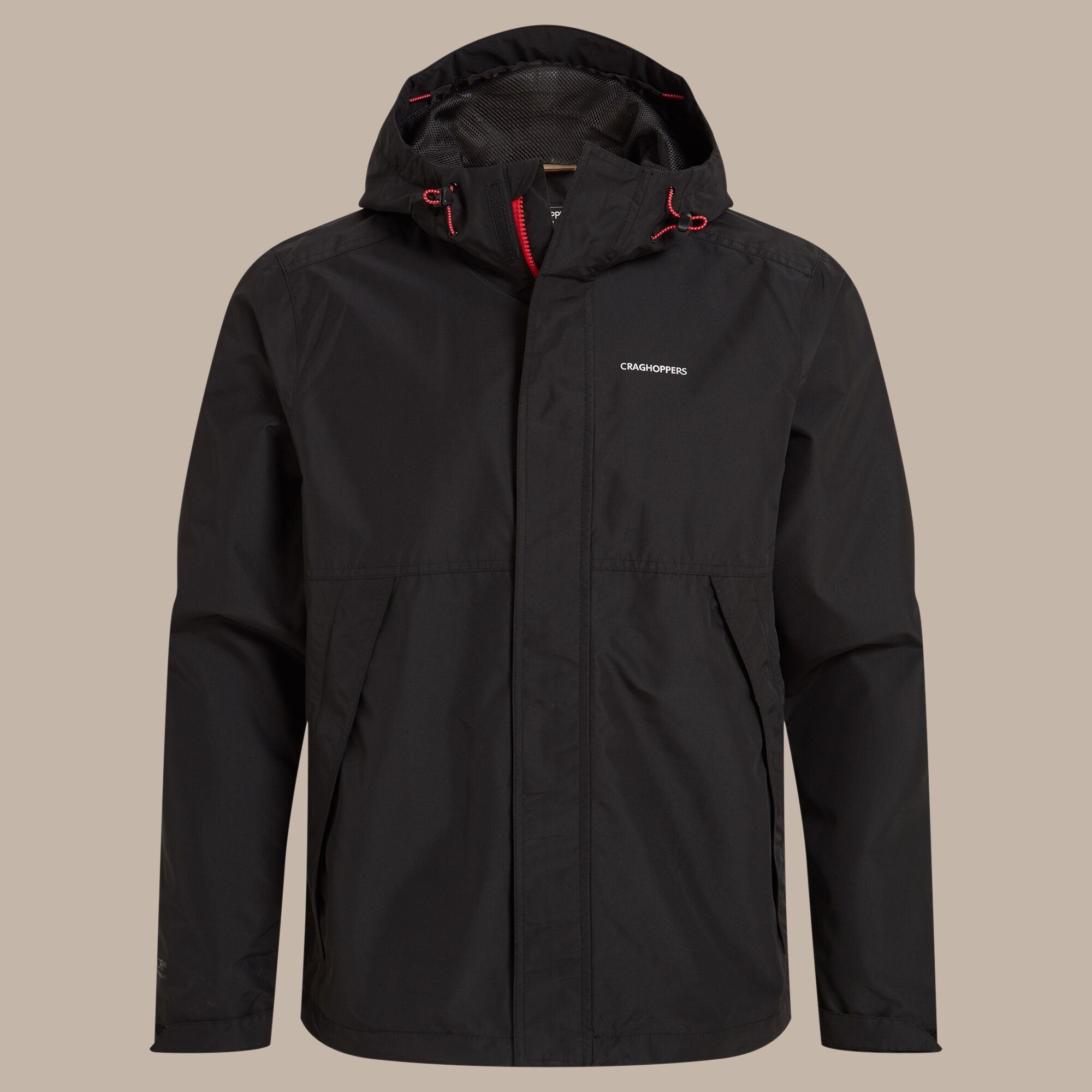 Craghoppers Men's Ossus Waterproof Jacket | Black Clothing Craghoppers