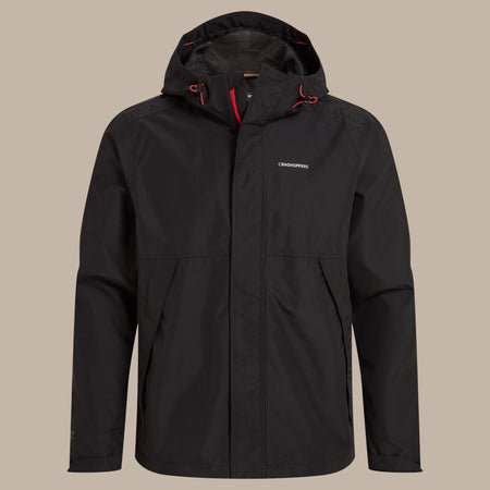 Craghoppers Men's Ossus Waterproof Jacket | Black Clothing Craghoppers