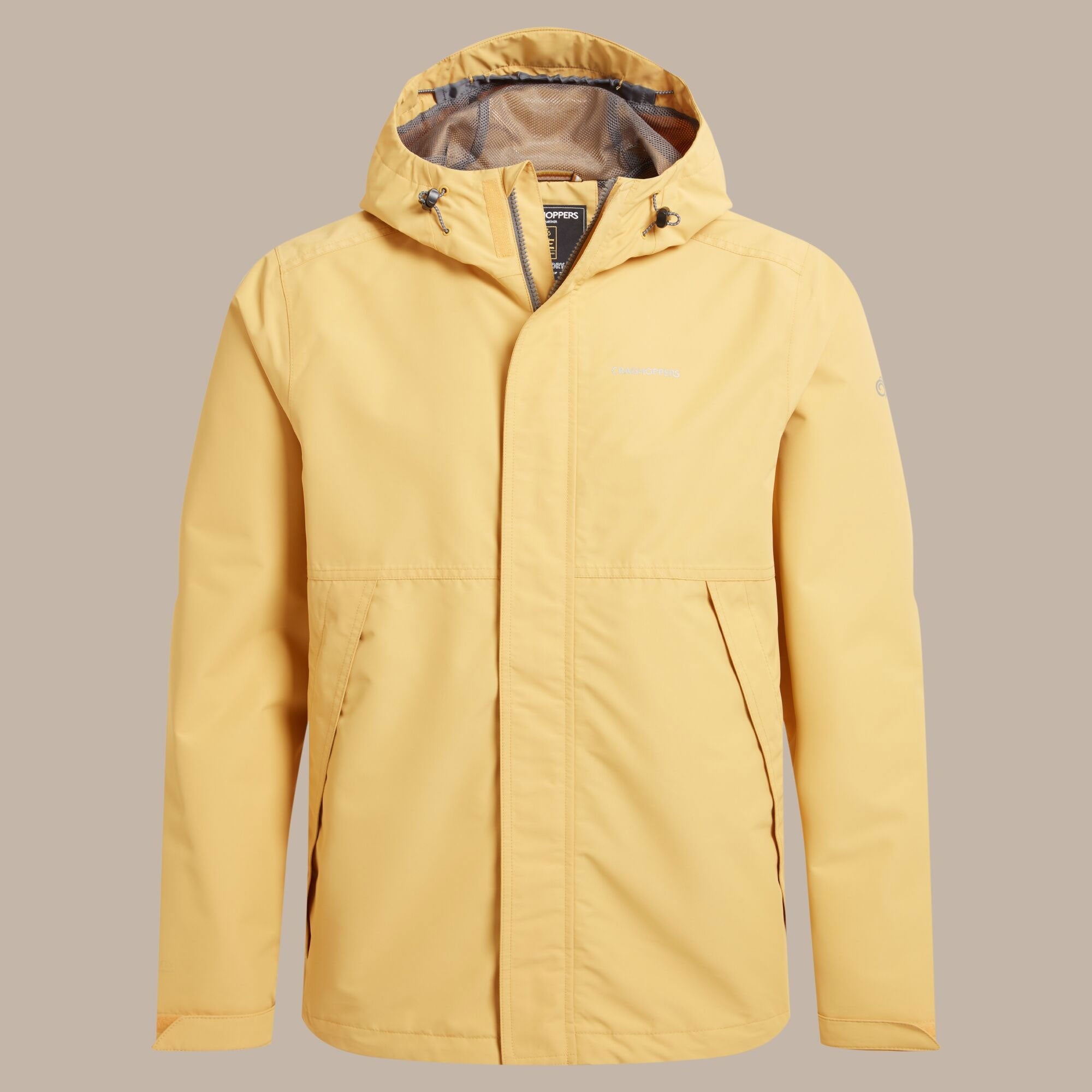 Craghoppers Men's Ossus Waterproof Jacket | Indian Yellow Clothing Craghoppers