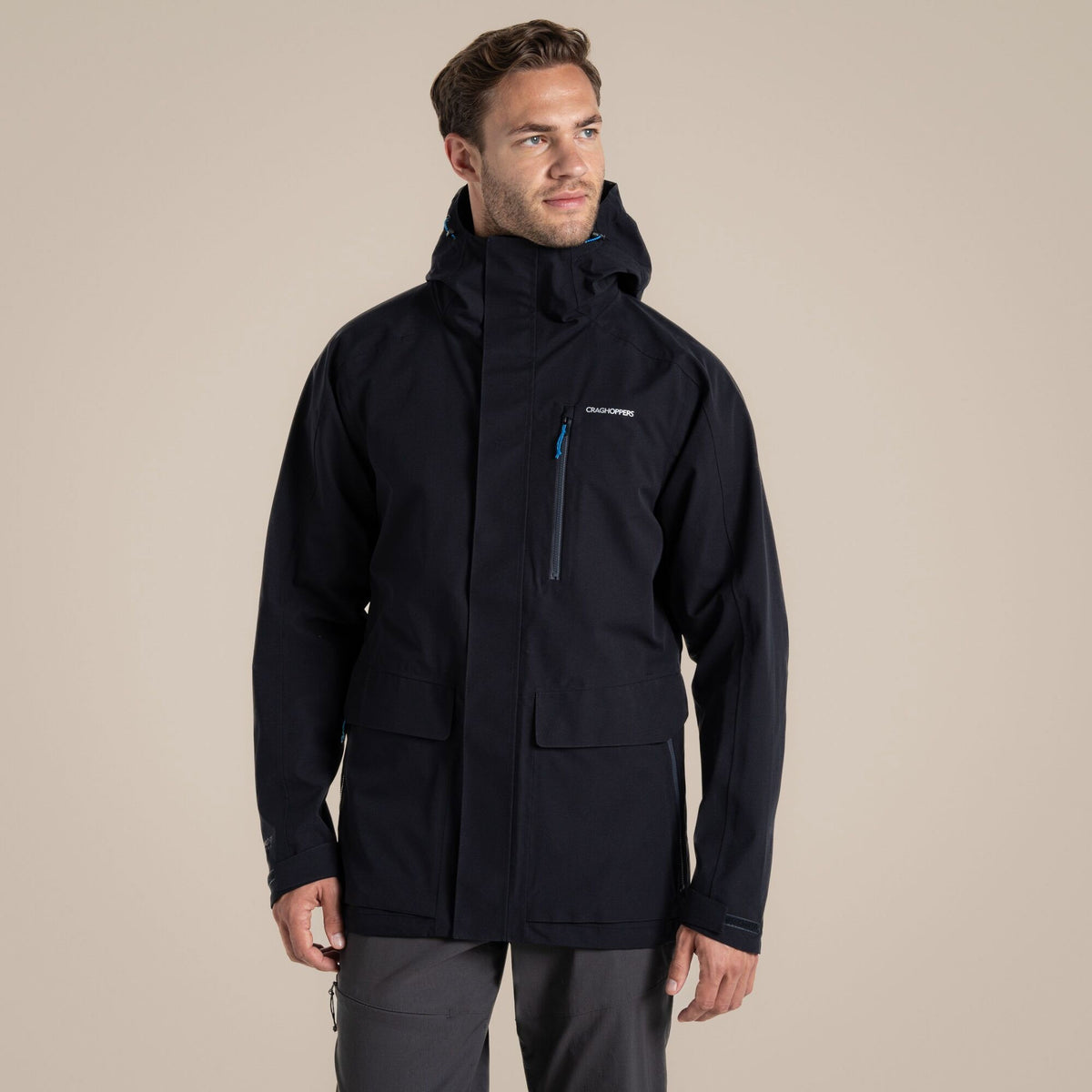 Craghoppers Men's Lorton II Waterproof Jacket | Dark Navy Clothing Craghoppers