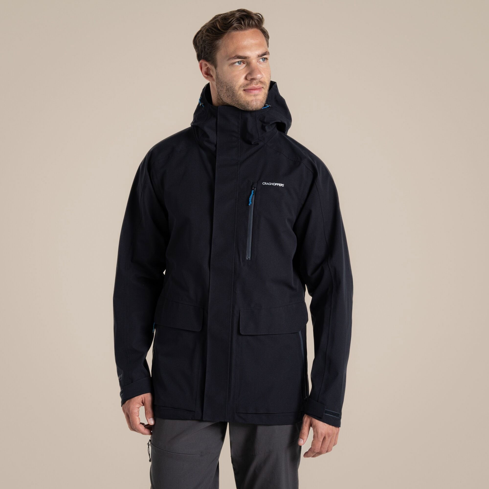 Craghoppers Men's Lorton II Waterproof Jacket | Dark Navy Clothing Craghoppers