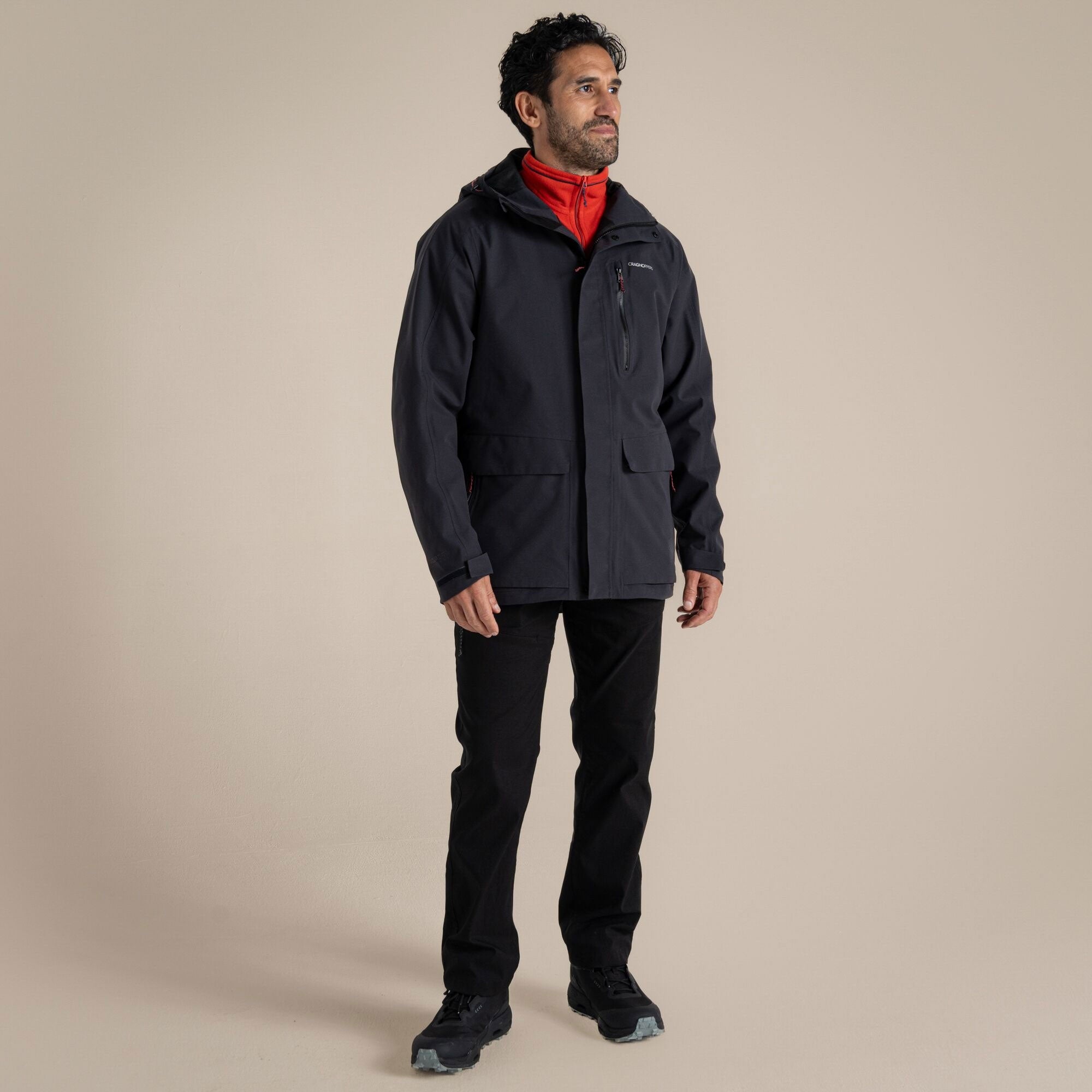 Craghoppers Men's Lorton II Waterproof Jacket | Dark Iron Clothing Craghoppers