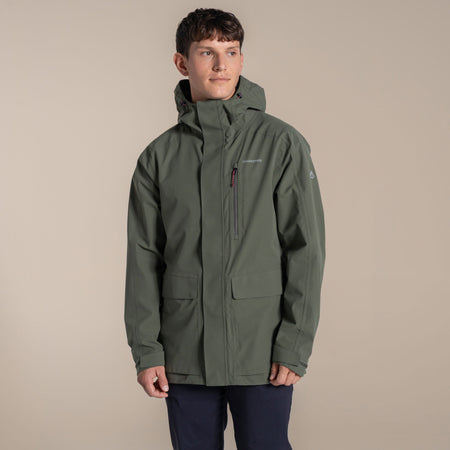 Craghoppers Men's Lorton II Waterproof Jacket | Dark Sage Clothing Craghoppers