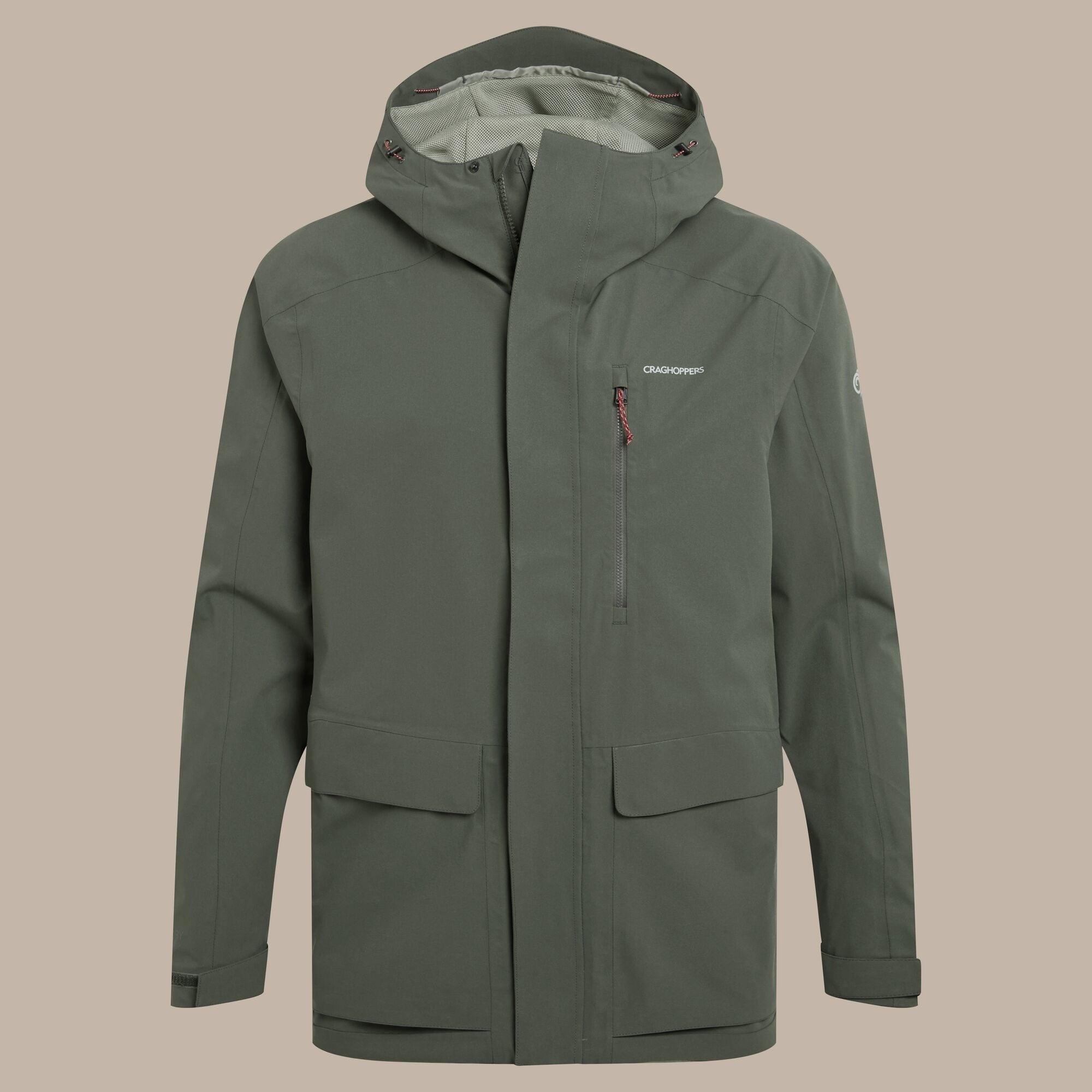 Craghoppers Men's Lorton II Waterproof Jacket | Dark Sage Clothing Craghoppers