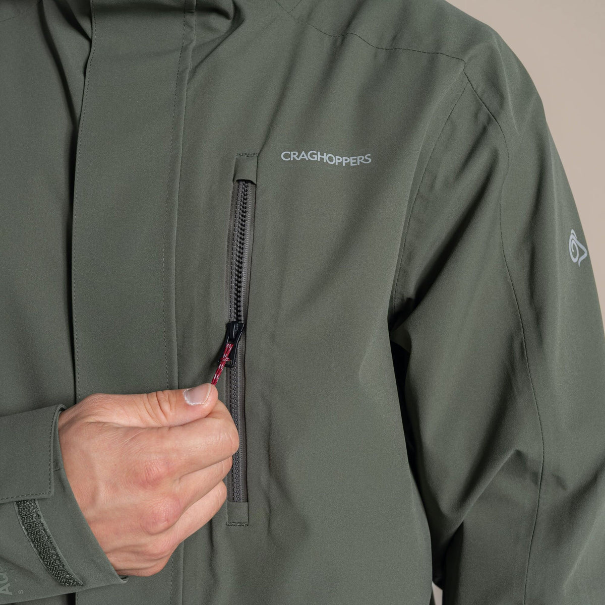 Craghoppers Men's Lorton II Waterproof Jacket | Dark Sage Clothing Craghoppers