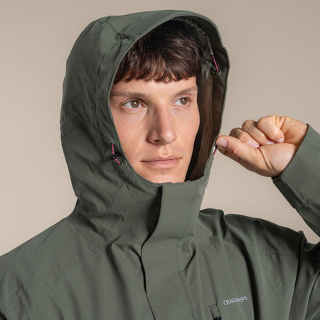 Craghoppers Men's Lorton II Waterproof Jacket | Dark Sage Clothing Craghoppers