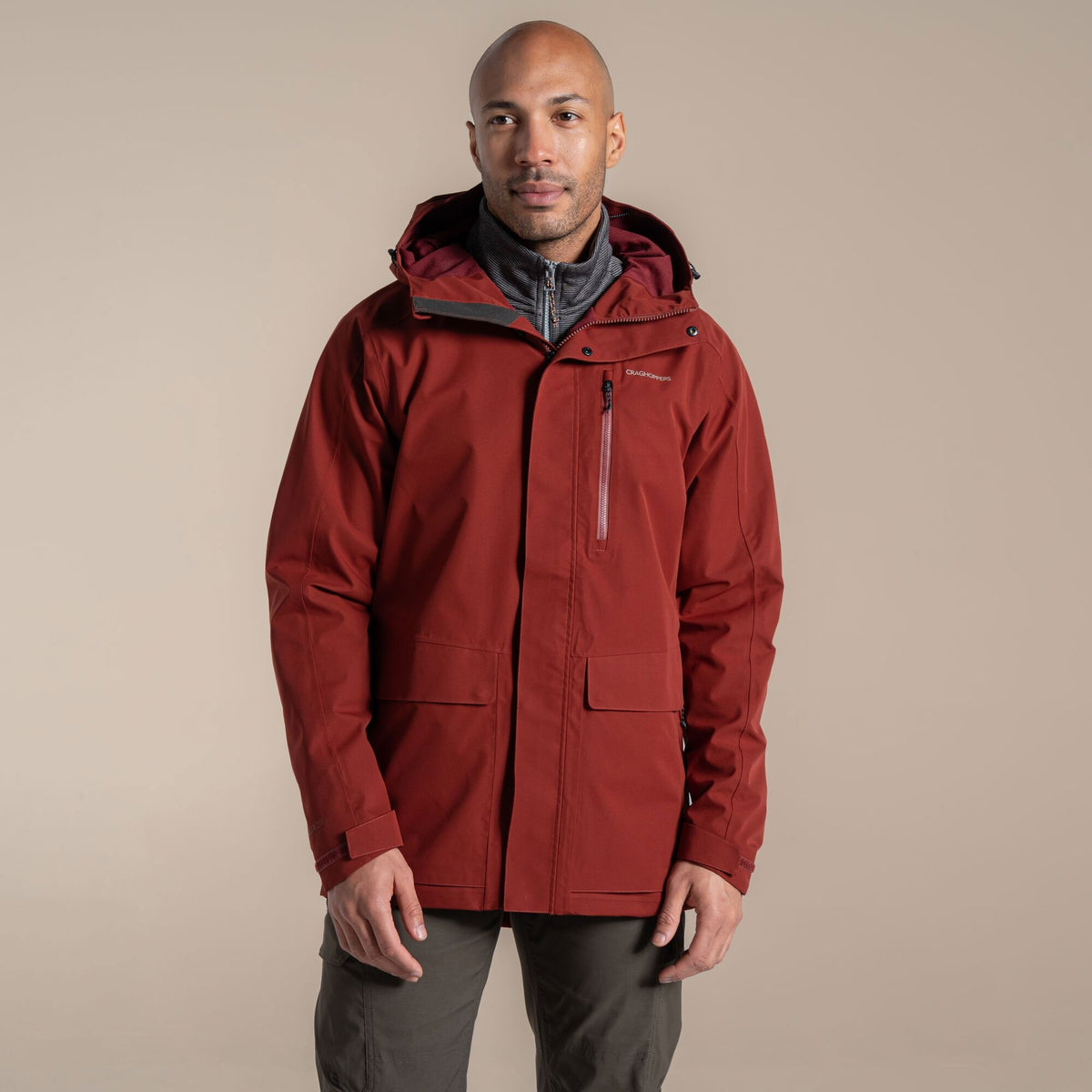 Craghoppers Men's Lorton II Waterproof Jacket | Red Jasper Clothing Craghoppers