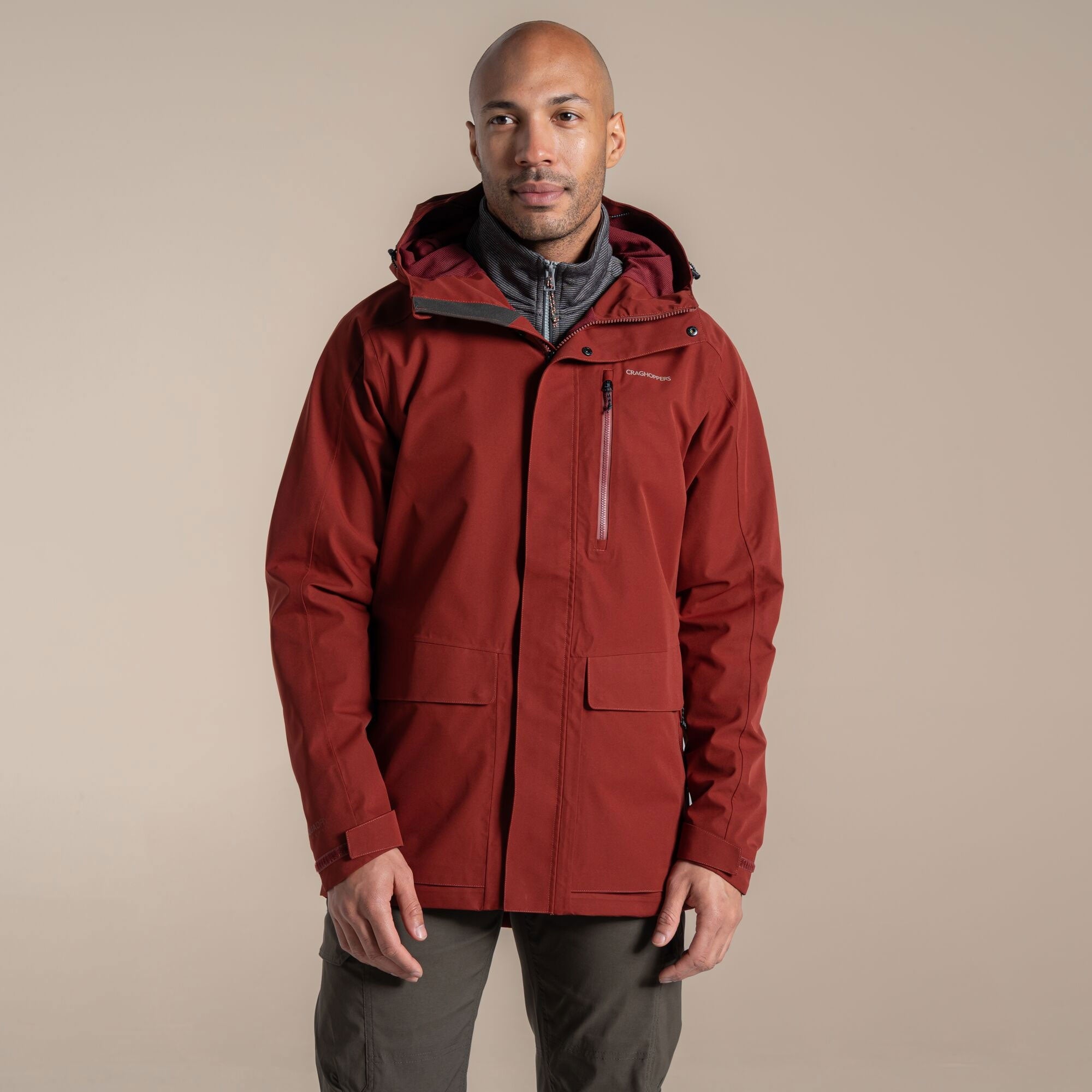 Craghoppers Men's Lorton II Waterproof Jacket | Red Jasper Clothing Craghoppers