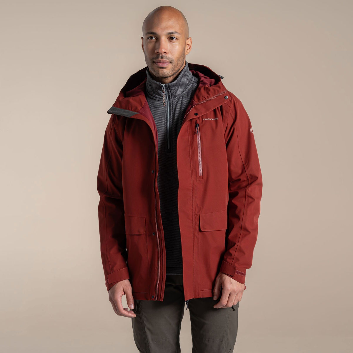 Craghoppers Men's Lorton II Waterproof Jacket | Red Jasper Clothing Craghoppers