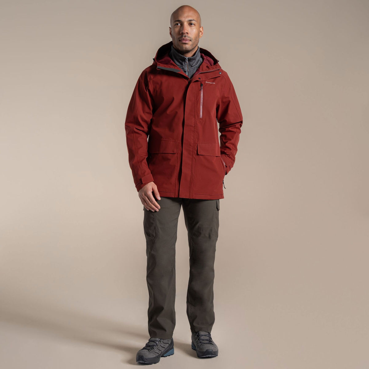 Craghoppers Men's Lorton II Waterproof Jacket | Red Jasper Clothing Craghoppers